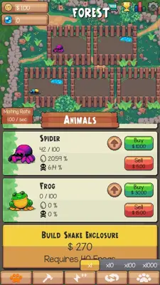 Idle Zoo Tycoon Tap, Build & Upgrade a Custom Zoo android App screenshot 1