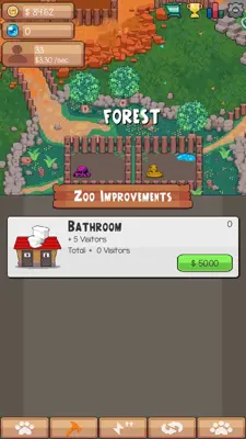 Idle Zoo Tycoon Tap, Build & Upgrade a Custom Zoo android App screenshot 2